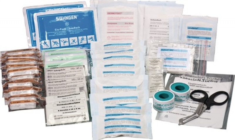 Verbandstofffüllung DIN 13169 Stand.20 Jahre sterile Verbandstoffe SÖHNGEN Verbandstofffüllung DIN 13169 Stand.20 Jahre sterile Verbandstoffe SÖHNGEN
