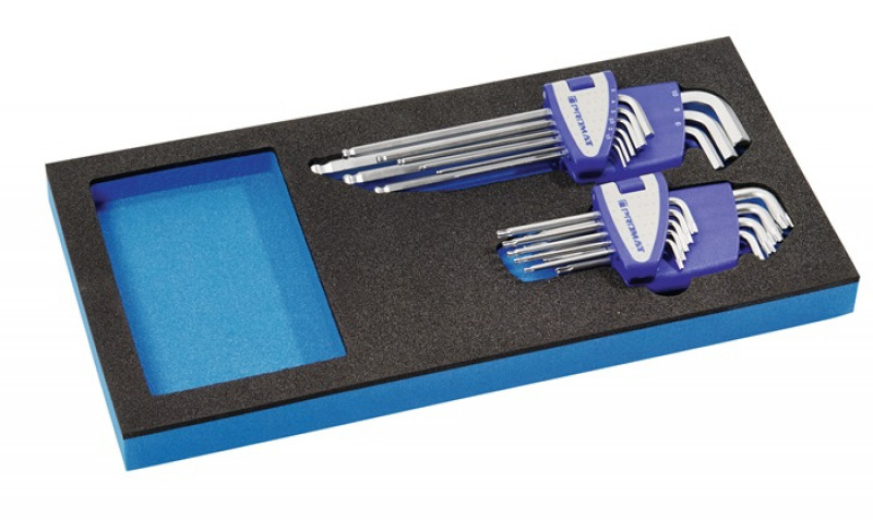 Winkelschraubendrehersatz B.185xT.385xH.30mm 1/3 Werkzeugm. 18-tlg. m.Kugelk. Winkelschraubendrehersatz B.185xT.385xH.30mm 1/3 Werkzeugm. 18-tlg. m.Kugelk.