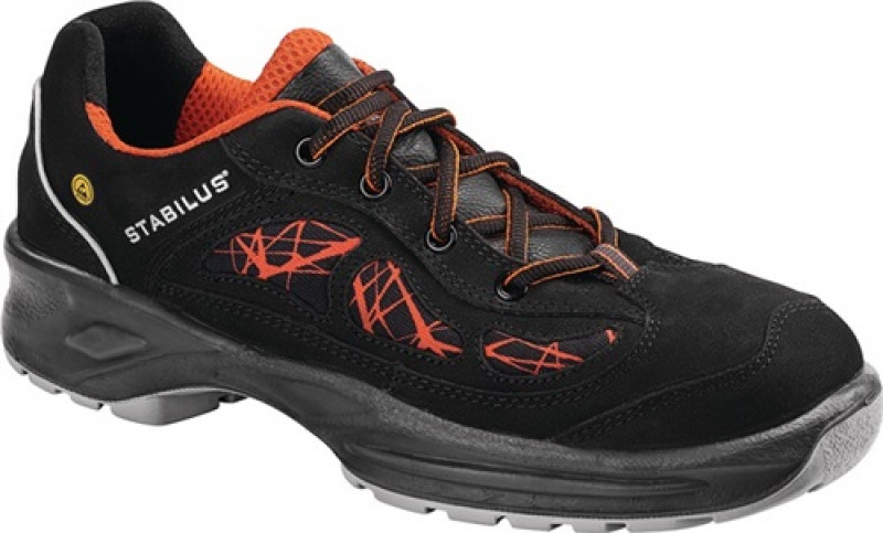 Sicherheitsschuh 2220 A Gr.45 orange/schwarz Nubukleder/Textil S2 ESD EN 20345 Sicherheitsschuh 2220 A Gr.45 orange/schwarz Nubukleder/Textil S2 ESD EN 20345