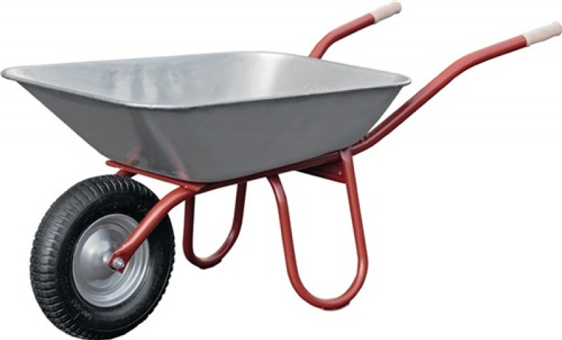 Profi Schubkarre Praktica 85 B400xD100mm Luftrad Stahlblechfelge m.Kugell. Profi Schubkarre Praktica 85 B400xD100mm Luftrad Stahlblechfelge m.Kugell.