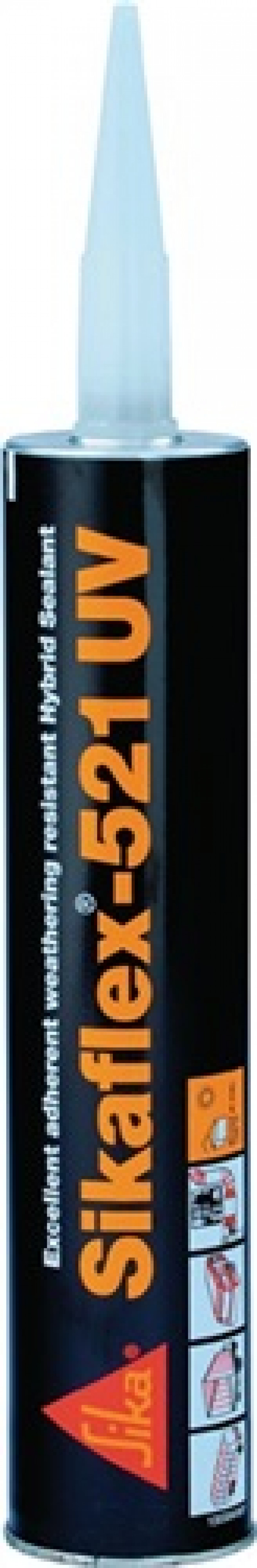 Polyurethan Hybrid Dichtstoff 521 UV 300 ml schwarz Kartusche SIKAFLEX Polyurethan Hybrid Dichtstoff 521 UV 300 ml schwarz Kartusche SIKAFLEX