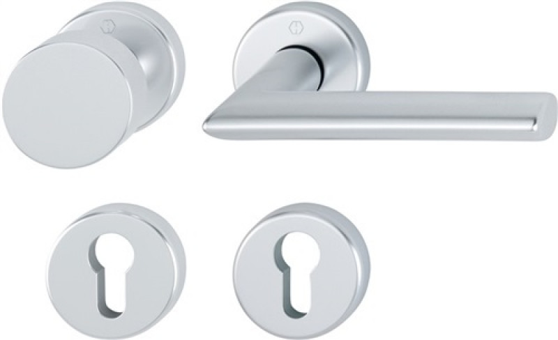 Rosettengrt.Stock.58/42KV/42KVS/1140 Alu.F1 rd.PZ DIN L/R fl.D/K HOPPE Rosettengrt.Stock.58/42KV/42KVS/1140 Alu.F1 rd.PZ DIN L/R fl.D/K HOPPE