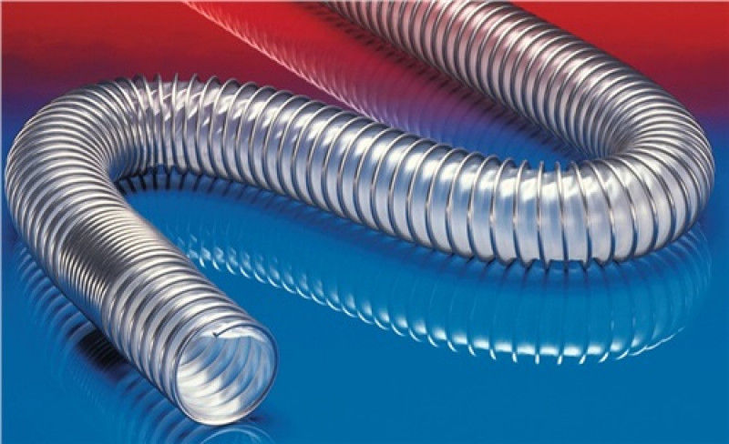 Absaug- u.Gebläseschlauch CP PUR 455 FOOD ID 450mm AD 462mm L.6m Rl.