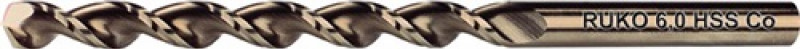 Spiralbohrer DIN 340 UTL 3000 D.4,5mm Spiral-L.82mm HSS-Co5 RUKO