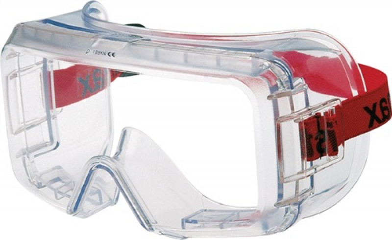 Vollsichtschutzbrille Vistamax VX EN 166 Rahmen klar,Kunststoffscheibe klar