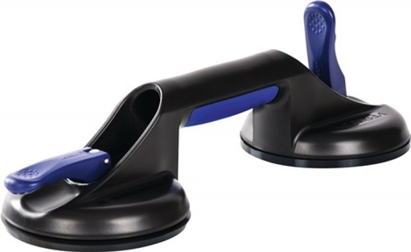 Saugheber blue line Trgf.60kg Kopf-D. 120mm verb.Griffbereich 2 Köpfe Ku.VERIBOR Saugheber blue line Trgf.60kg Kopf-D. 120mm verb.Griffbereich 2 Köpfe Ku.VERIBOR