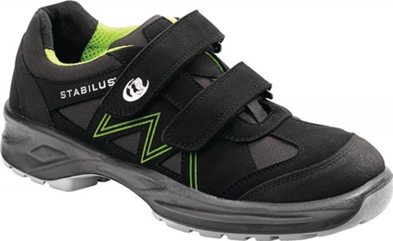 Sicherheitssandale 2120 A Gr.39 schwarz/grün Mikrofaser S1 ESD EN20345 STABILUS Sicherheitssandale 2120 A Gr.39 schwarz/grün Mikrofaser S1 ESD EN20345 STABILUS