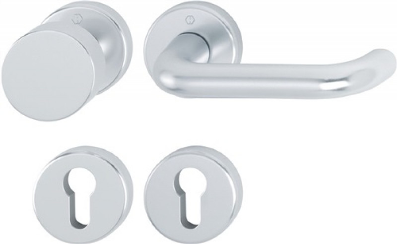 Rosettengrt.Paris 58/42KV/42KVS/138L Alu.F1 rd.PZ DIN L/R fl.D/K HOPPE Rosettengrt.Paris 58/42KV/42KVS/138L Alu.F1 rd.PZ DIN L/R fl.D/K HOPPE