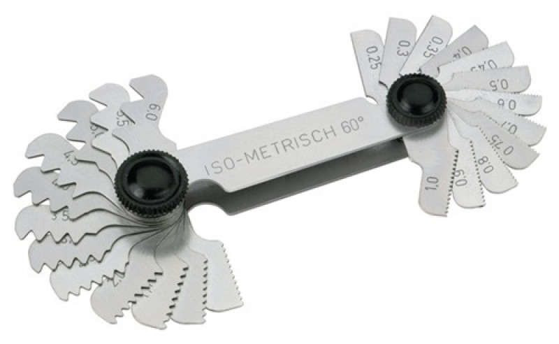 Gewindeschablone M/G 60Grad/BSW 55Grad Bl. 52 St. PROMAT Gewindeschablone M/G 60Grad/BSW 55Grad Bl. 52 St. PROMAT