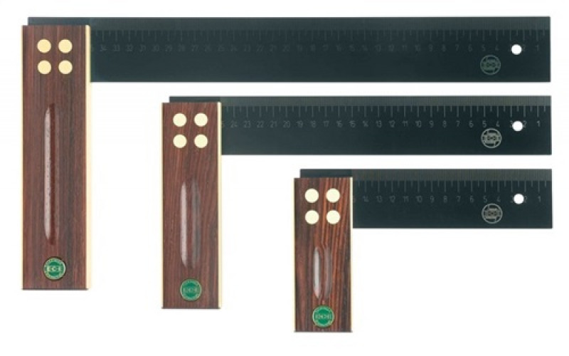 Winkel Schenkel-L.250mm gelaserte mm-Skala Palisanderholz ECE Winkel Schenkel-L.250mm gelaserte mm-Skala Palisanderholz ECE