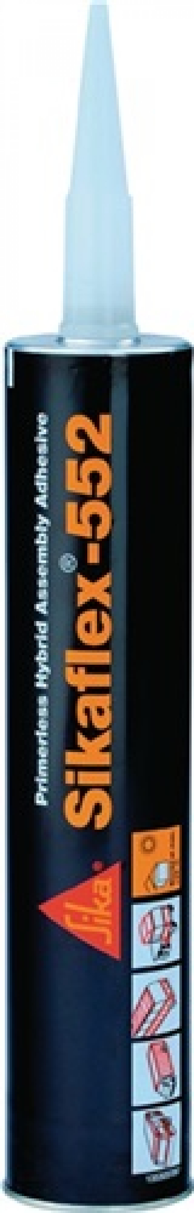 Konstruktionsklebstoff Sikaflex®-552 schwarz 300 ml