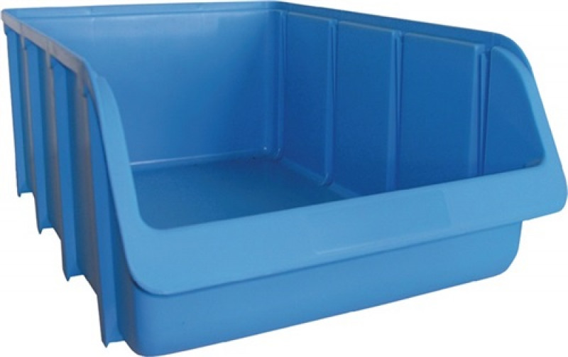 Sichtlagerkasten L495/460xB315xH185mm PP blau stapelbar HÜNERSDORFF Sichtlagerkasten L495/460xB315xH185mm PP blau stapelbar HÜNERSDORFF