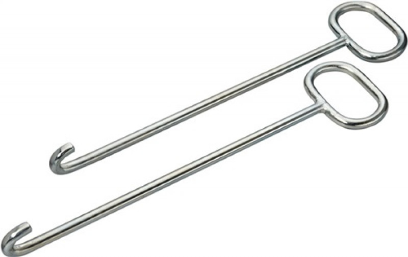 Kanaldeckelheber L.600mm m.U-Haken verz. Kanaldeckelheber L.600mm m.U-Haken verz.