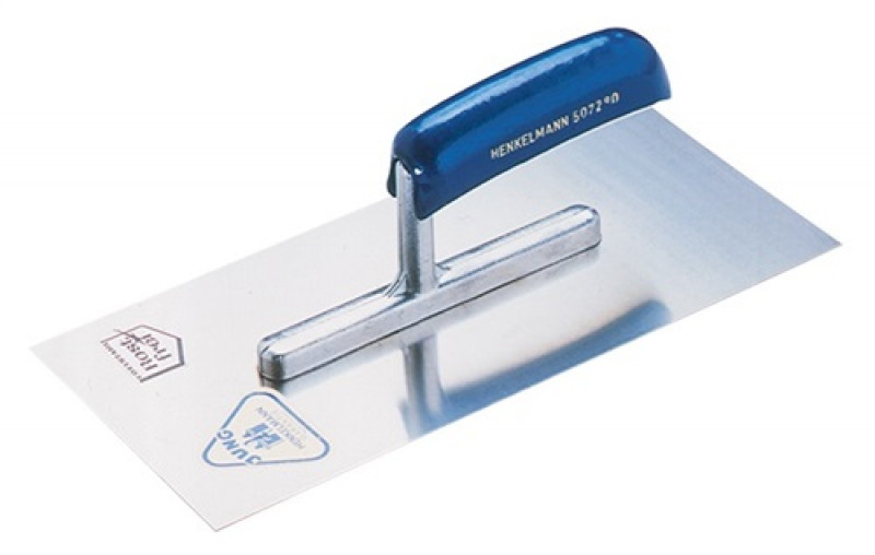 Glättekelle L.280mm B.130mm H-Heft VA,rostfreiS.0,7mm HENKELMANN Glättekelle L.280mm B.130mm H-Heft VA,rostfreiS.0,7mm HENKELMANN