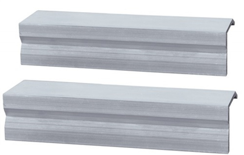 Rohr-/Schutzbacken Gr.125mm Alu. p.Paar Rohr-/Schutzbacken Gr.125mm Alu. p.Paar