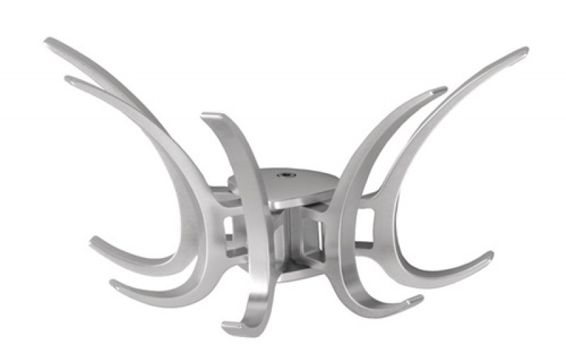 Schwenkgarderobe 0811 5 Huthaken silberf.elox.H.120,5mm Schwenkgarderobe 0811 5 Huthaken silberf.elox.H.120,5mm