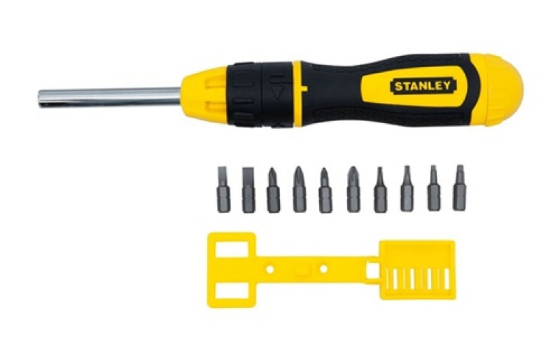 Schraubendreher Multi-Bit mit Ratsche und 10 1/4Zoll Bits SB Stanley Schraubendreher Multi-Bit mit Ratsche und 10 1/4Zoll Bits SB Stanley