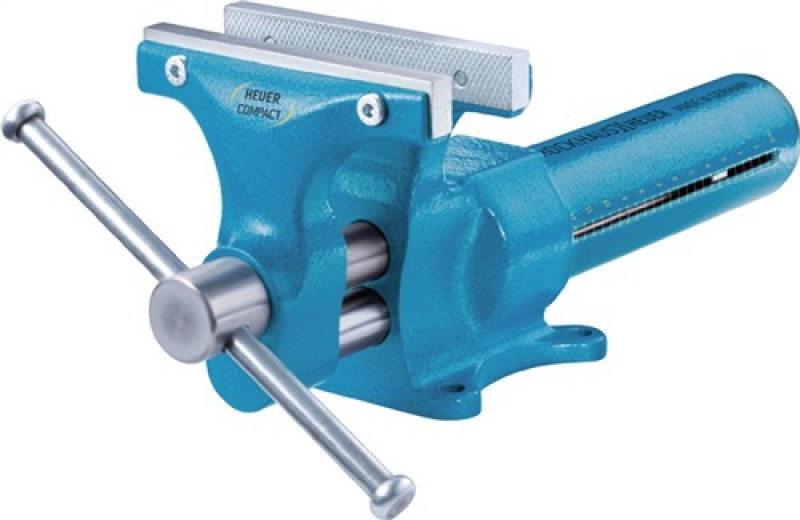 Parallelschraubstock HEUER Compact Backen-B.120mm Spann-W.130mm geschm.HEUER Parallelschraubstock HEUER Compact Backen-B.120mm Spann-W.130mm geschm.HEUER