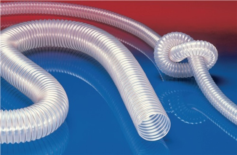 Absaug- u.Gebläseschlauch PROTAPE® PUR 330 FOOD ID 120mm AD 128mm L.10m Rl. Absaug- u.Gebläseschlauch PROTAPE® PUR 330 FOOD ID 120mm AD 128mm L.10m Rl.