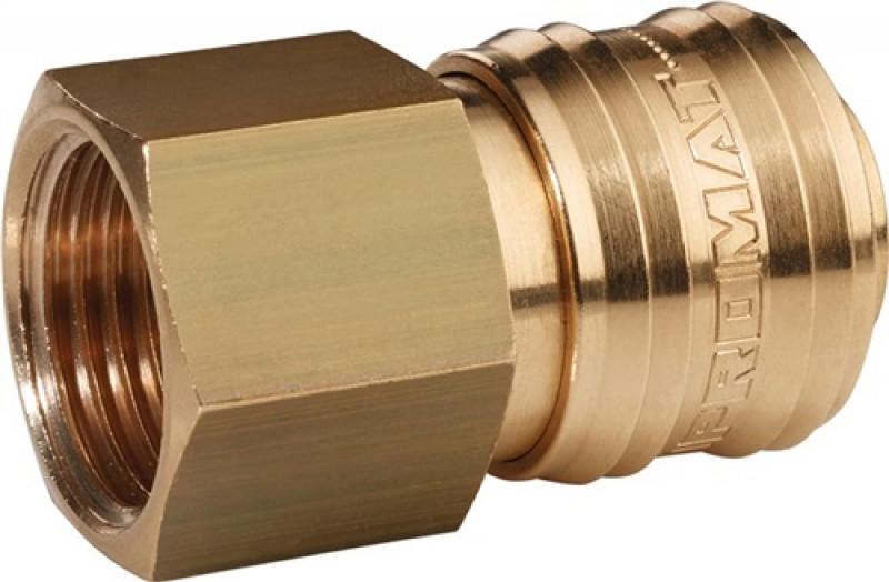 Schnellverschlusskupplung DN 7,2 IG MS blk Gew.G 1/2 Zoll 19,17mm Schnellverschlusskupplung DN 7,2 IG MS blk Gew.G 1/2 Zoll 19,17mm