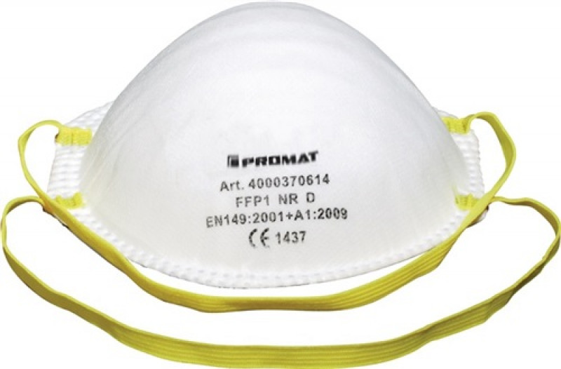 Atemschutzmaske Sky EN 149:2001+A1:2009 FFP1 NR 20St./KT PROMAT Atemschutzmaske Sky EN 149:2001+A1:2009 FFP1 NR 20St./KT PROMAT