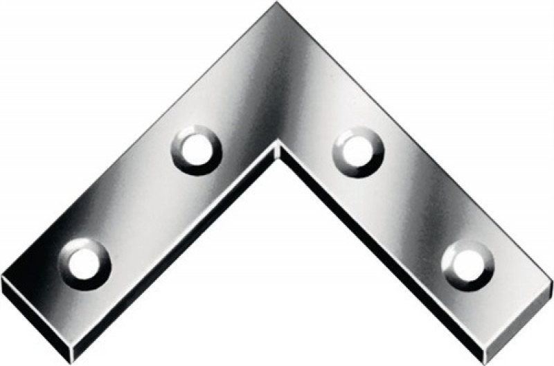 Flachwinkel L.75x75mm B.12mm S.1,5mm STA blau verz.VORMANN Flachwinkel L.75x75mm B.12mm S.1,5mm STA blau verz.VORMANN