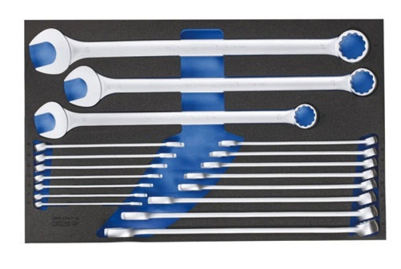 Werkzeugmodul 4/4Modul 18tlg. Ringmaulschlüsselsatz SW 10-41mm Werkzeugmodul 4/4Modul 18tlg. Ringmaulschlüsselsatz SW 10-41mm