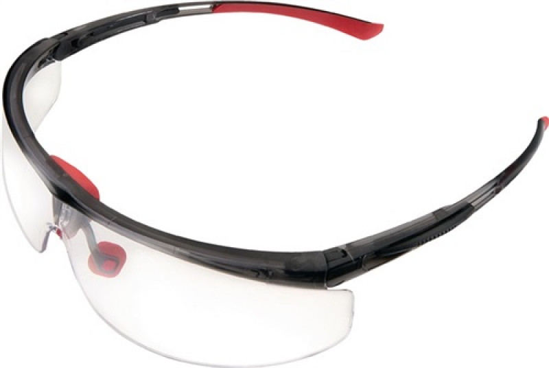 Schutzbrille Adaptec EN 166-1FT Bügel schwarz/rot,Scheiben klar HONEYWELL Schutzbrille Adaptec EN 166-1FT Bügel schwarz/rot,Scheiben klar HONEYWELL