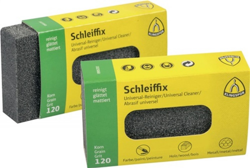 Handschleifblock Schleiffix L80xB50mm K.60 grob vierseitig besch.KLINGSPOR Handschleifblock Schleiffix L80xB50mm K.60 grob vierseitig besch.KLINGSPOR