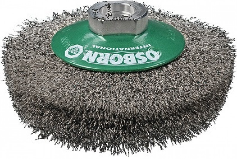 Kegelbürste D.100mm M14 Drahtstärke 0,3mm Stahldraht 10mm 12500min-¹ OSBORN Kegelbürste D.100mm M14 Drahtstärke 0,3mm Stahldraht 10mm 12500min-¹ OSBORN