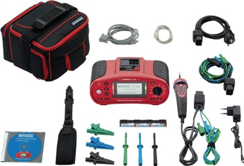 Installationsprüfgerät zur Prüfung elektrischer Anlagen bis 1000 Volt Installationsprüfgerät zur Prüfung elektrischer Anlagen bis 1000 Volt