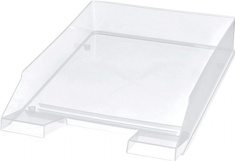 Briefablage f.DIN A4-C4 Ku.glasklar H67xB245xT347mm m.Greifzone u.Schriftfeld Briefablage f.DIN A4-C4 Ku.glasklar H67xB245xT347mm m.Greifzone u.Schriftfeld