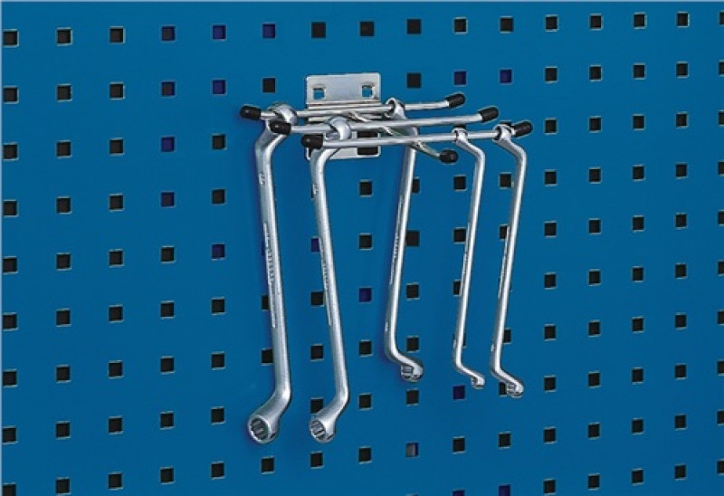 Sechsfachhalter B170xT150mm verz.f.Lochplatten BOTT Sechsfachhalter B170xT150mm verz.f.Lochplatten BOTT