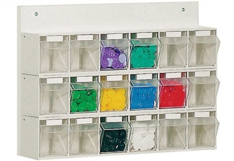 Klarsichtmagazin H410xB600xT108mm 18 x B Ku.weiß LOCKWEILER Klarsichtmagazin H410xB600xT108mm 18 x B Ku.weiß LOCKWEILER