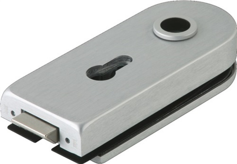 Glastürschloss STUDIO Rondo LM silber elox.PZ DIN L/R Glastürschloss STUDIO Rondo LM silber elox.PZ DIN L/R