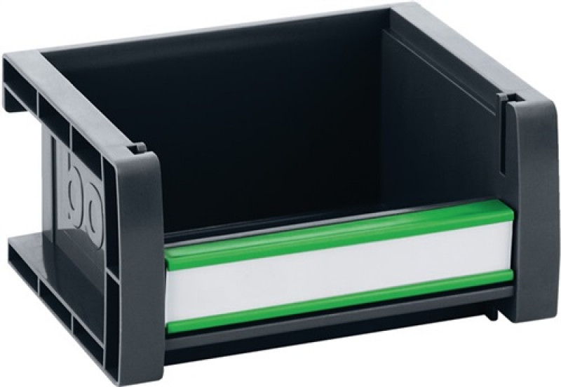 Sichtlagerkasten L100xB130xH65mm PP anthrazitgrau Sichtlagerkasten L100xB130xH65mm PP anthrazitgrau