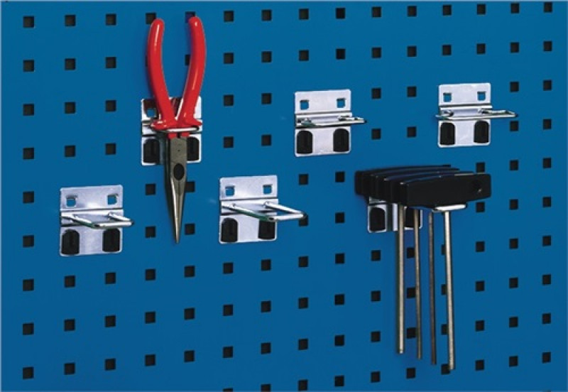 U Hal.B60xT20mm verz.f.Lochplatten 5St./Btl.BOTT U Hal.B60xT20mm verz.f.Lochplatten 5St./Btl.BOTT