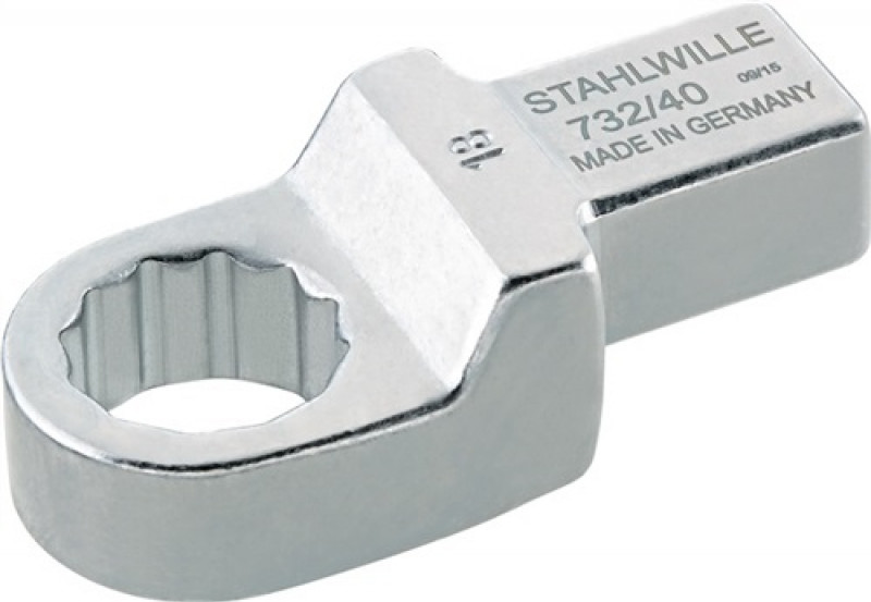 Maul-Einsteckwerkzeug 14x18 mm SW 30 L. 74 mm CV STAHLWILLE Maul-Einsteckwerkzeug 14x18 mm SW 30 L. 74 mm CV STAHLWILLE