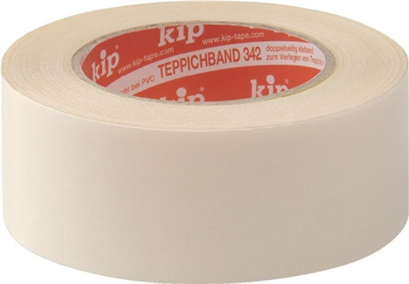 Gewebeteppichband 342 L.25m B.50mm beige Rl.KIP Gewebeteppichband 342 L.25m B.50mm beige Rl.KIP