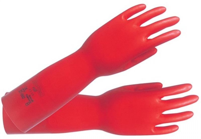 Chemiehandschuh AlphaTec Sol-Vex 37-900 Gr.8 rot EN 388,EN 374,ISO 9001 Kat.III Chemiehandschuh AlphaTec Sol-Vex 37-900 Gr.8 rot EN 388,EN 374,ISO 9001 Kat.III
