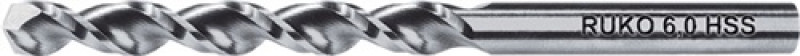 Spiralbohrer DIN 338 TL 3000 D.12,2mm Spiral-L.101mm HSS RUKO