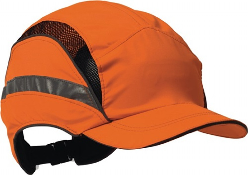Anstoßkappe First Base 3 Classic Hi-Vis 52-65cm orange Mikrofaser EN812:A1 EN471