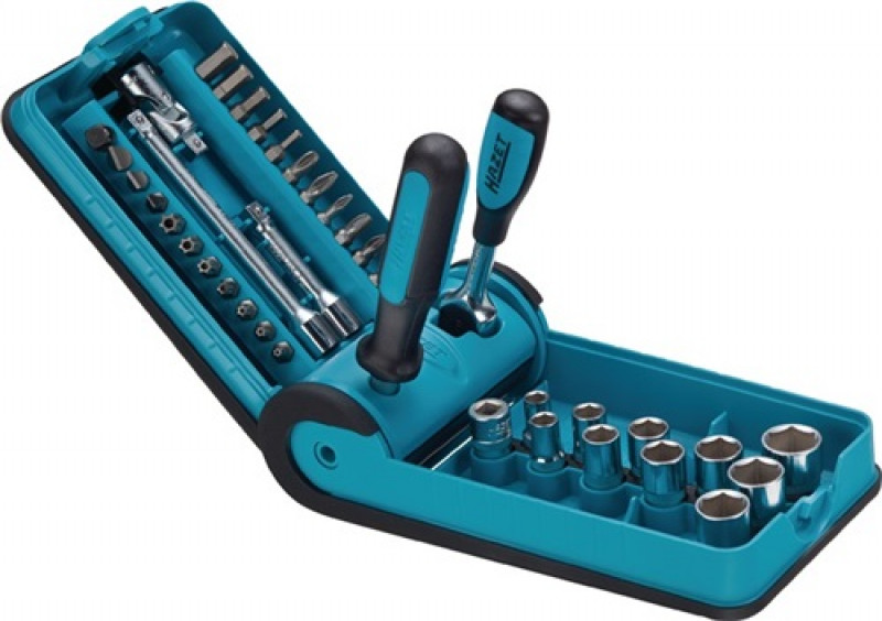Steckschlüsselsatz 38 tlg. 1/4 Zoll in Ku. Klappbox Hazet Smart Case Steckschlüsselsatz 38 tlg. 1/4 Zoll in Ku. Klappbox Hazet Smart Case