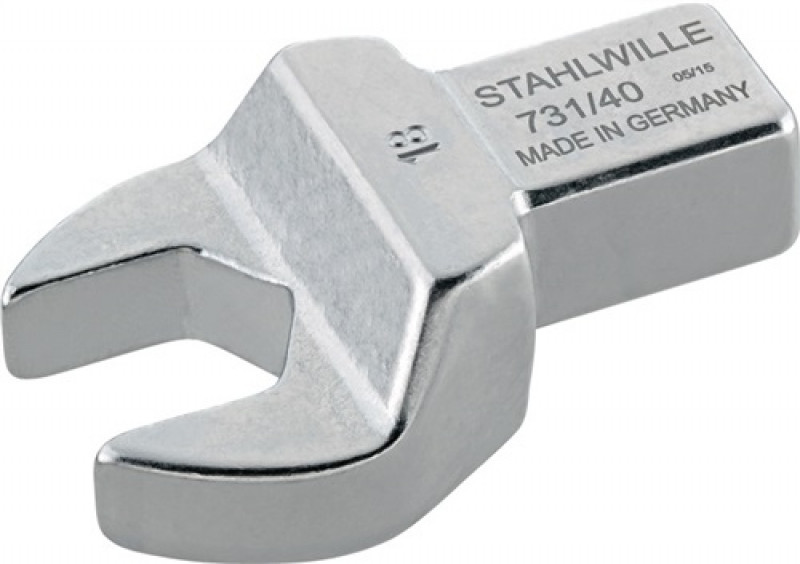 Maul-Einsteckwerkzeug 14x18 mm SW 24 L. 62 mm CV STAHLWILLE Maul-Einsteckwerkzeug 14x18 mm SW 24 L. 62 mm CV STAHLWILLE