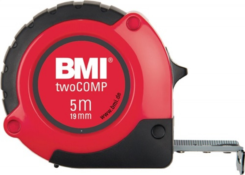 Taschenrollbandmaß twoComp L.8m Band-B.25mm mm/cm EG II ABS m.Magnet SB BMI Taschenrollbandmaß twoComp L.8m Band-B.25mm mm/cm EG II ABS m.Magnet SB BMI