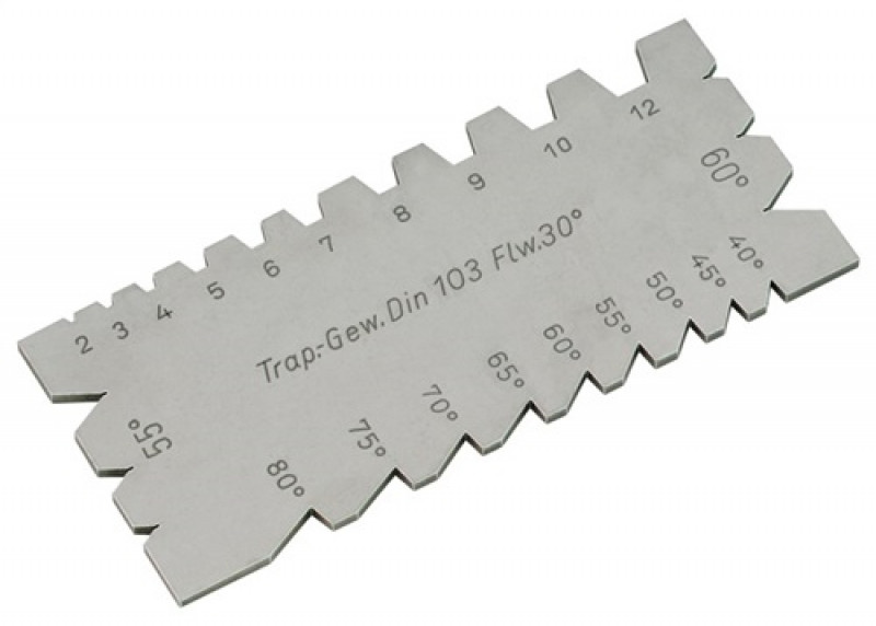Dreh- u. Gewindestahllehre f. Trapez-,Whitworth- u. Metrischgewinde PROMAT Dreh- u. Gewindestahllehre f. Trapez-,Whitworth- u. Metrischgewinde PROMAT