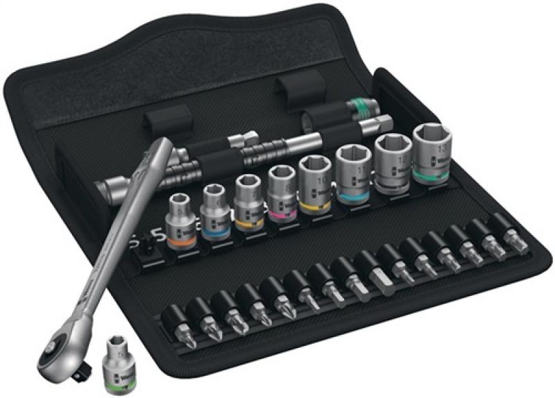 Steckschlüsselsatz 3/8 Zoll 29 teilig sw 8 bis sw 19 Zyklop Metal push Knarre Steckschlüsselsatz 3/8 Zoll 29 teilig sw 8 bis sw 19 Zyklop Metal push Knarre