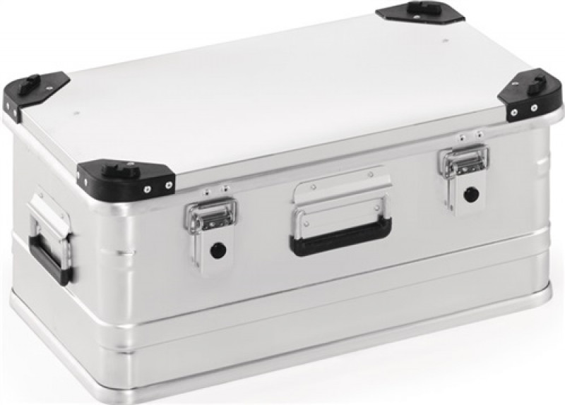 Aluminiumbox L582xB385xH275mm 47l m.Klappverschluss u.Stapelecken Aluminiumbox L582xB385xH275mm 47l m.Klappverschluss u.Stapelecken