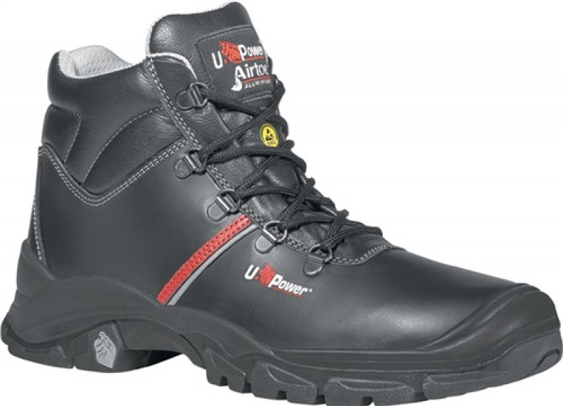 Sicherheitsstiefel Austral Gr. 45 schwarz Leder S3 SRC HI HRO ESD EN20345
