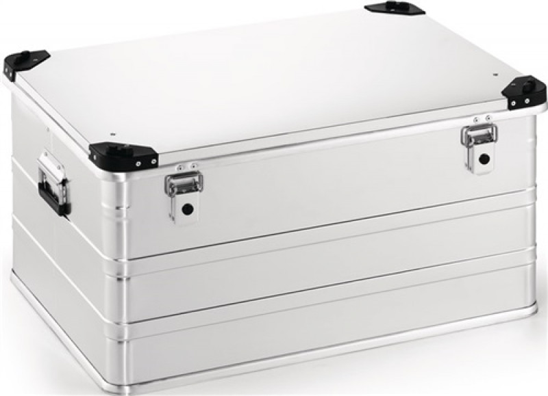 Aluminiumbox L782xB585xH410mm 157l m.Klappverschluss u.Stapelecken Aluminiumbox L782xB585xH410mm 157l m.Klappverschluss u.Stapelecken